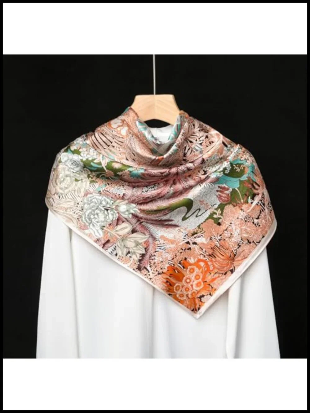 100% Pure Mulberry Silk Scarf 35